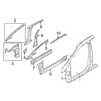 Ford OE - Pillars, Rocker & Floor - Aperture Panel (BATTERY EV (EV/BEV))