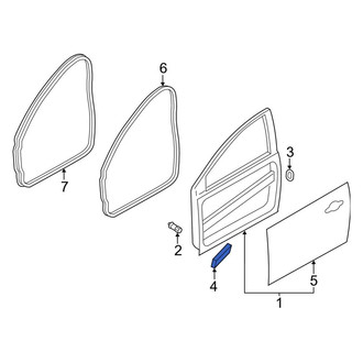 Ford OE - Door Shell Insulator