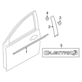 Ford OE - Front Door - Exterior Trim (BATTERY EV (EV/BEV))