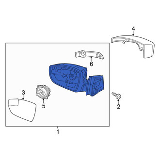 Ford OE - Front Left Door Mirror