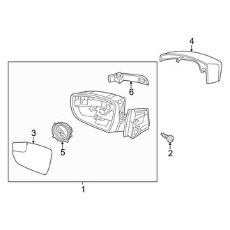 Ford OE - Front Door - Outside Mirrors (BATTERY EV (EV/BEV))