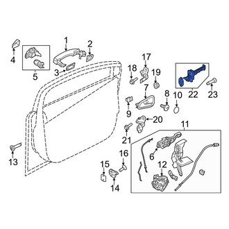 Ford OE - Front Door Check