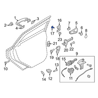 Ford OE - Upper Door Hinge Bolt