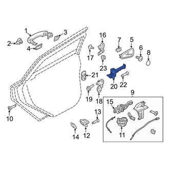 Ford OE - Rear Door Check