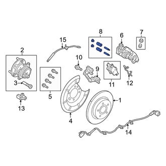 Ford OE - Front Disc Brake Caliper Bolt Kit