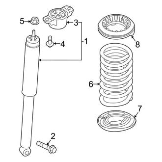 Ford OE - Rear Suspension - Shocks & Components