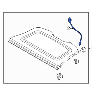 Ford OE - Package Tray Trim Bracket