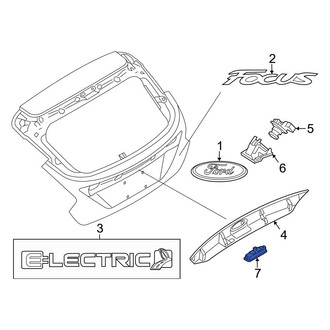 Ford OE - Rear Liftgate Latch Release Switch