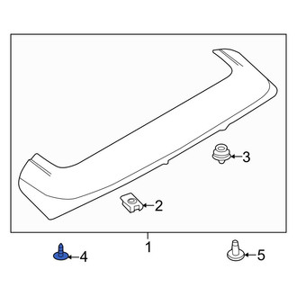 Ford OE - Spoiler Screw