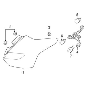 Ford OE - Rear Lamps - Tail Lamps (BATTERY EV (EV/BEV))