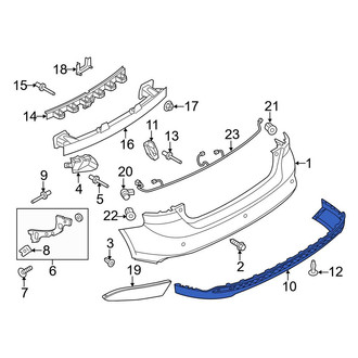Ford OE - Rear Valance Panel