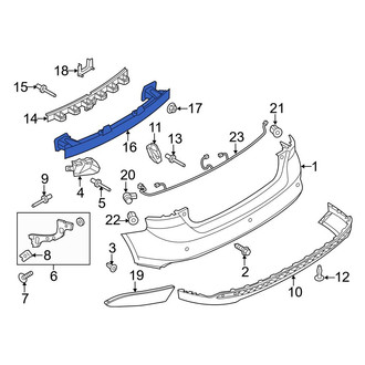 Ford OE - Rear Bumper Impact Bar