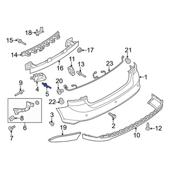 Ford OE - Bumper Cover Rivet