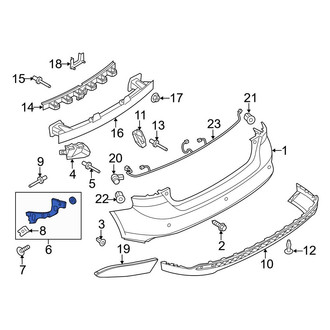 Ford OE - Right Outer Bumper Cover Bracket