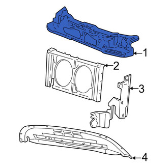 Ford OE - Front Radiator Support Tie Bar