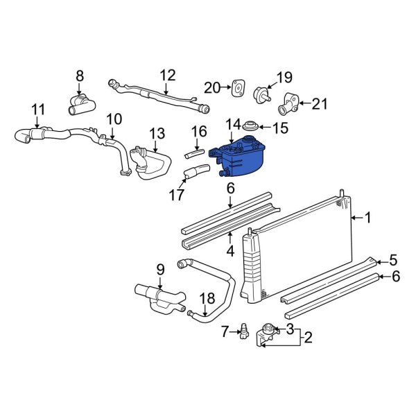 Engine Coolant Reservoir