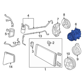 Ford OE - A/C Compressor
