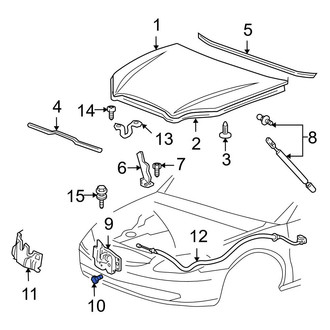 Ford OE - Hood Latch Bolt