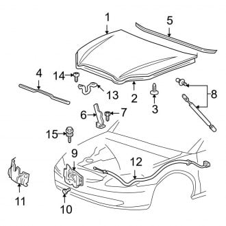 2004 Ford Taurus Hood Seals — CARiD.com