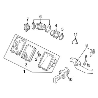 Ford OE - Engine / Transaxle - Air Intake (2 / U Engine VIN Character)