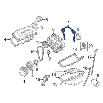 Ford OE - Engine Timing Cover Gasket