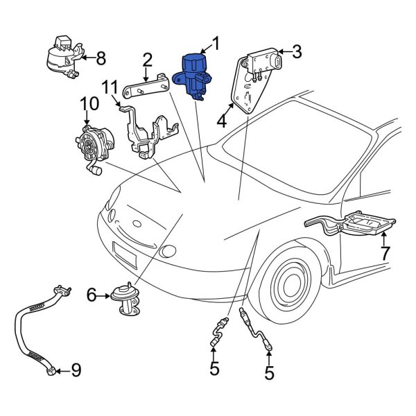 Exhaust Gas Recirculation (EGR) Valve Control Solenoid