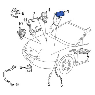 Ford OE - Exhaust Gas Recirculation (EGR) Pressure Sensor