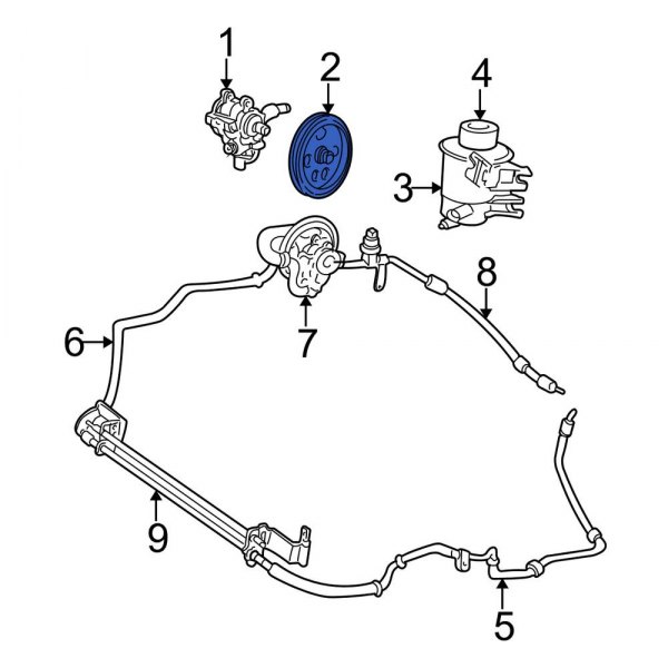 Power Steering Pump Pulley