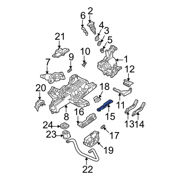 Ford OE FODZ3E715A Ignition Switch Actuator
