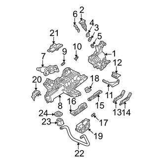 Ford OE - Steering Column - Housing & Components