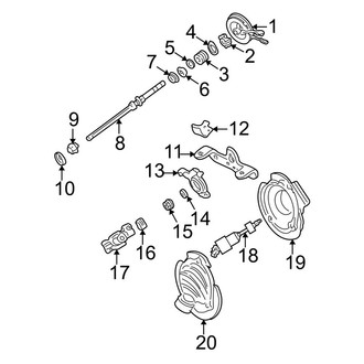 Ford OE - Steering Column - Shaft & Internal Components
