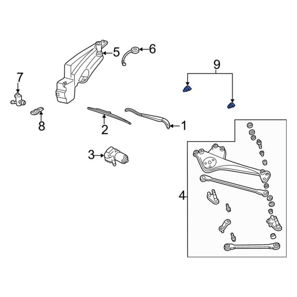 Windshield Washer Nozzle