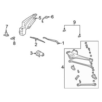 Ford OE - Windshield - Wiper & Washer Components