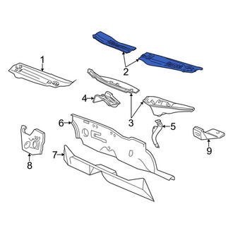 Ford OE - Left Cowl Cover