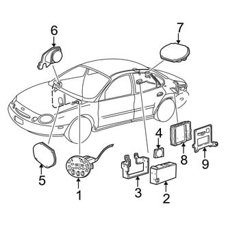 Ford OE - Instrument Panel - Sound System