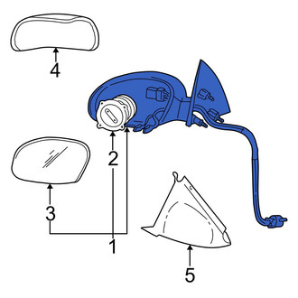 Ford OE - Front Left Door Mirror