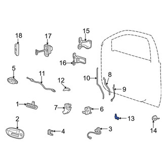 Ford OE - Front Left Door Jamb Switch