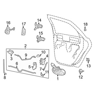 Ford OE - Rear Door - Lock & Hardware