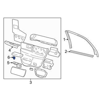 Ford OE - Rear Door Window Switch