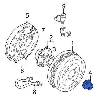 Ford OE - Rear Wheel Bearing Dust Cap