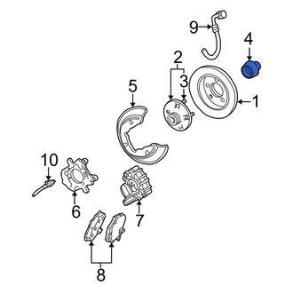 Ford OE - Rear Wheel Bearing Dust Cap