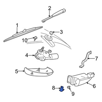 Ford OE - Windshield Washer Pump