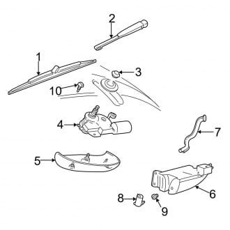 2004 Ford Taurus OEM Wiper Blade & Washer Parts — CARiD.com