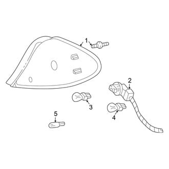 Ford OE - Rear Lamps - Tail Lamps (Sedan)