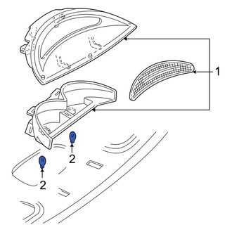Ford OE - Center High Mount Stop Light Bulb