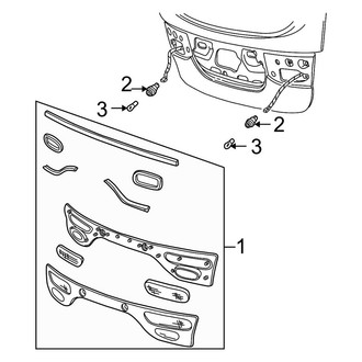 Ford OE - Rear Lamps - Rear Reflector (Wagon)