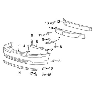 Ford OE - Front Bumper - Bumper & Components