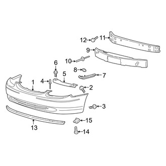 Ford OE - Front Bumper - Bumper & Components