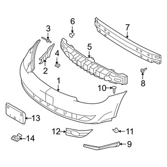 Ford OE - Front Bumper - Bumper & Components