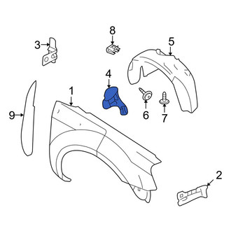 Ford OE - Left Fender Seal